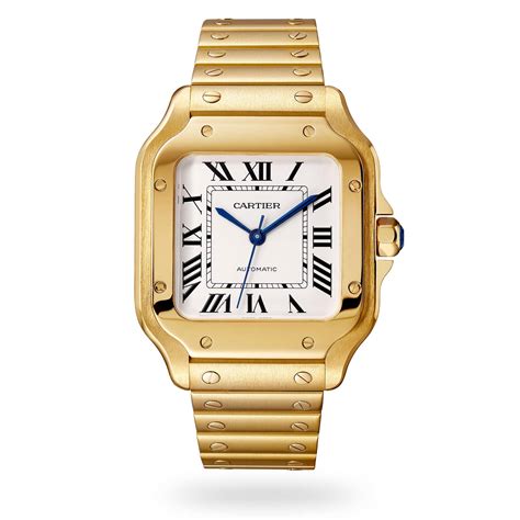 cartier gold.watch|cartier gold watches for men.